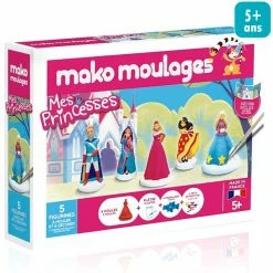 Page de garde 25 Mako Creations Moulage Enfant Coffret Moulage En Plâtre - Mes Princesses - 5 Pcs