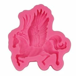 Alternative view of Czech Beads Exclusive Moule Pegasus Magie Flying Horse Animal, 3D En Silicone De Chocolat Savon Gâteau, Fondant Gâteau, L'Argile