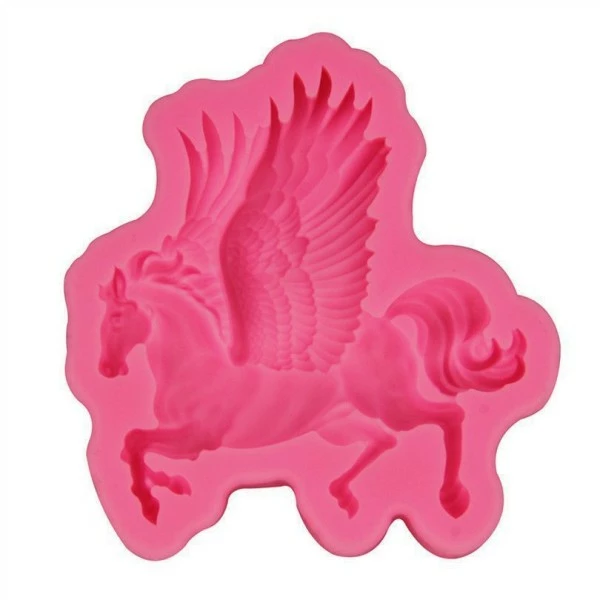 Czech Beads Exclusive Moule Pegasus Magie Flying Horse Animal, 3D En Silicone De Chocolat Savon Gâteau, Fondant Gâteau, L'Argile 2 Czech Beads Exclusive Moule Pegasus Magie Flying Horse Animal, 3D En Silicone De Chocolat Savon Gâteau, Fondant Gâteau, L'Argile – Image 2