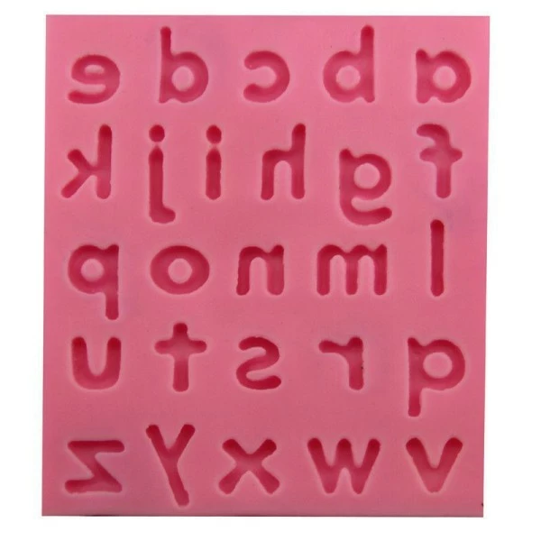Czech Beads Exclusive Moule Alphabet De Bande Dessinée Petite Lettre Kid Anniversaire, 3D En Silicone De Chocolat Savon Gâteau, 3 Czech Beads Exclusive Moule Alphabet De Bande Dessinée Petite Lettre Kid Anniversaire, 3D En Silicone De Chocolat Savon Gâteau, – Image 3