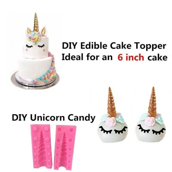 Czech Beads Exclusive Moule Licorne Yeux De Cheval Magique, 3D En Silicone De Chocolat Savon Gâteau, Fondant Gâteau, L'Argile De 5 Czech Beads Exclusive Moule Licorne Yeux De Cheval Magique, 3D En Silicone De Chocolat Savon Gâteau, Fondant Gâteau, L'Argile De – Image 5