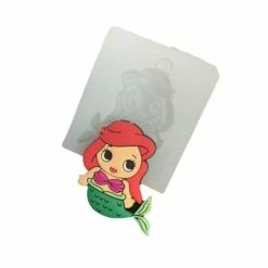 Czech Beads Exclusive Moule La Petite Sirène Fille Pendentif, 3D En Silicone De Chocolat Savon Gâteau, Fondant Gâteau, L'Argile