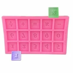 Czech Beads Exclusive Moule Bois Nombre Alphabet Anniversaire Personnalisé, Le Conseil Scolaire De 3D En Silicone De Chocolat Sa