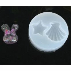 Alternative view of Czech Beads Exclusive Moule Coquillage, Étoile De Mer De La Plage De La Marine, De La 3D En Silicone De Chocolat Savon Gâteau, F