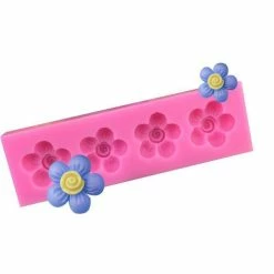 Czech Beads Exclusive Moule 4 Spirale De Fleurs, De 3D En Silicone De Chocolat Savon Gâteau, Fondant Gâteau, L'Argile De Résine,