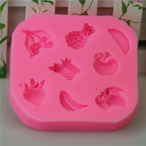 Czech Beads Exclusive Moule Mélanger Les Fruits Poupée De La Nourriture, De La 3D En Silicone De Chocolat Savon Gâteau, Fondant 5 Czech Beads Exclusive Moule Mélanger Les Fruits Poupée De La Nourriture, De La 3D En Silicone De Chocolat Savon Gâteau, Fondant – Image 5