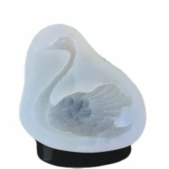 Czech Beads Exclusive Moule Cygne Oiseau De Mariage, 3D En Silicone De Chocolat Savon Gâteau, Fondant Gâteau, L'Argile De Résine