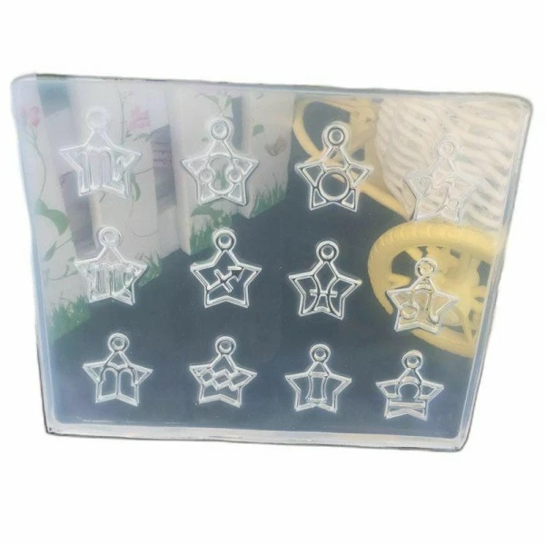 Czech Beads Exclusive Moule Les Signes Du Zodiaque Constellation D'Étoiles De Pendentifs, De La 3D En Silicone De Chocolat Savon 1 Czech Beads Exclusive Moule Les Signes Du Zodiaque Constellation D'Étoiles De Pendentifs, De La 3D En Silicone De Chocolat Savon