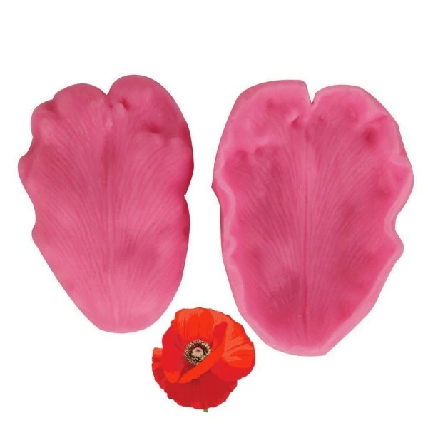 Czech Beads Exclusive Moule 2 Côtés De Pavot Lily Pétales De Fleurs D'Orchidée, De La 3D En Silicone De Chocolat Savon Gâteau, F 1 Czech Beads Exclusive Moule 2 Côtés De Pavot Lily Pétales De Fleurs D'Orchidée, De La 3D En Silicone De Chocolat Savon Gâteau, F
