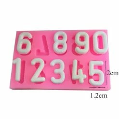 Czech Beads Exclusive Moule Dessin Animé Nombres De L'Alphabet Anniversaire, 3D En Silicone De Chocolat Savon Gâteau, Fondant Gâ -Boutique Rayher unnamed file 759