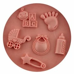 Czech Beads Exclusive Moule Douche De Bébé Mélanger De Nouveau-nés, 3D En Silicone De Chocolat Savon Gâteau, Fondant Gâteau, L'A -Boutique Rayher unnamed file 779