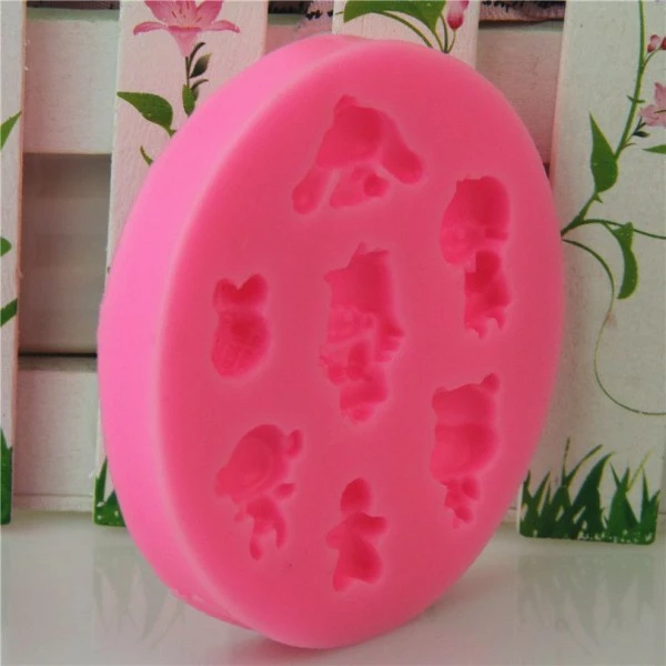 Czech Beads Exclusive Moule Mélange Enfants Jouet Maison De Poupée En Peluche Enfants, 3D En Silicone De Chocolat Savon Gâteau, 5 Czech Beads Exclusive Moule Mélange Enfants Jouet Maison De Poupée En Peluche Enfants, 3D En Silicone De Chocolat Savon Gâteau, – Image 5