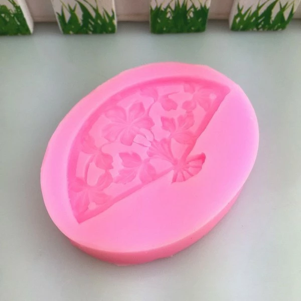 Czech Beads Exclusive Moule Fleur De Mode De Princesse Fan, 3D En Silicone De Chocolat Savon Gâteau, Fondant Gâteau, L'Argile De 3 Czech Beads Exclusive Moule Fleur De Mode De Princesse Fan, 3D En Silicone De Chocolat Savon Gâteau, Fondant Gâteau, L'Argile De – Image 3