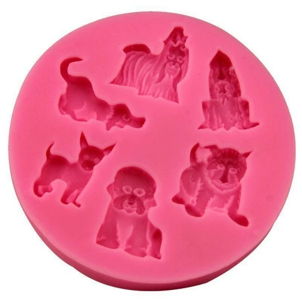Czech Beads Exclusive Moule Mélange De Chien De Race Yorkshire, 3D En Silicone De Chocolat Savon Gâteau, Fondant Gâteau, L'Argil 2 Czech Beads Exclusive Moule Mélange De Chien De Race Yorkshire, 3D En Silicone De Chocolat Savon Gâteau, Fondant Gâteau, L'Argil – Image 2