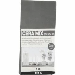 Creativ Company Plâtre De Moulage Poudre De Plâtre Cera-Mix - Gris Clair - 1 Kg