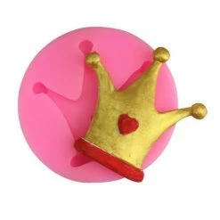 Czech Beads Exclusive Moule La Petite Princesse De La Couronne D'Anniversaire, 3D En Silicone De Chocolat Savon Gâteau, Fondant
