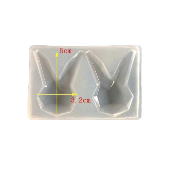 Czech Beads Exclusive Moule 2 Moderne De Lapin De Lapin De Pâques, La 3D En Silicone De Chocolat Savon Gâteau, Fondant Gâteau, L 1 Czech Beads Exclusive Moule 2 Moderne De Lapin De Lapin De Pâques, La 3D En Silicone De Chocolat Savon Gâteau, Fondant Gâteau, L