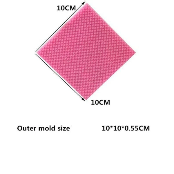 Czech Beads Exclusive Moule Tissu Tricoté Motif De La Texture, De La 3D En Silicone De Chocolat Savon Gâteau, Fondant Gâteau, L' 5 Czech Beads Exclusive Moule Tissu Tricoté Motif De La Texture, De La 3D En Silicone De Chocolat Savon Gâteau, Fondant Gâteau, L' – Image 5