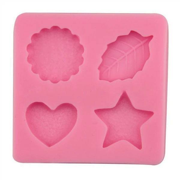Czech Beads Exclusive Moule Mélange En Forme De Coeur Cookie, 3D En Silicone De Chocolat Savon Gâteau, Fondant Gâteau, L'Argile 2 Czech Beads Exclusive Moule Mélange En Forme De Coeur Cookie, 3D En Silicone De Chocolat Savon Gâteau, Fondant Gâteau, L'Argile – Image 2