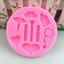 Alternative view of Czech Beads Exclusive Moule Médical Mélange Médecin Infirmière Hôpital, 3D En Silicone De Chocolat Savon Gâteau, Fondant Gâteau,