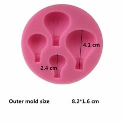 Czech Beads Exclusive Moule La Taille De Mélange Rayé De Ballon à Air, 3D En Silicone De Chocolat Savon Gâteau, Fondant Gâteau, 7 Czech Beads Exclusive Moule La Taille De Mélange Rayé De Ballon à Air, 3D En Silicone De Chocolat Savon Gâteau, Fondant Gâteau, -Boutique Rayher unnamed file 884