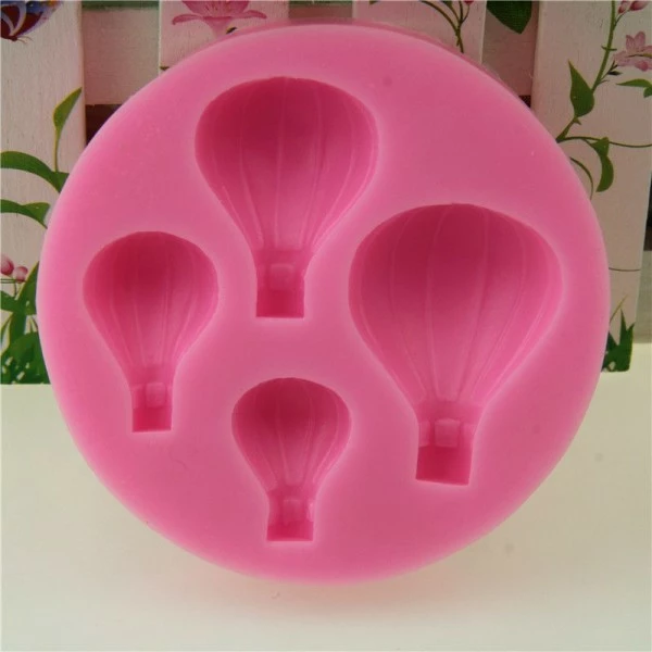 Czech Beads Exclusive Moule La Taille De Mélange Rayé De Ballon à Air, 3D En Silicone De Chocolat Savon Gâteau, Fondant Gâteau, 5 Czech Beads Exclusive Moule La Taille De Mélange Rayé De Ballon à Air, 3D En Silicone De Chocolat Savon Gâteau, Fondant Gâteau, – Image 5