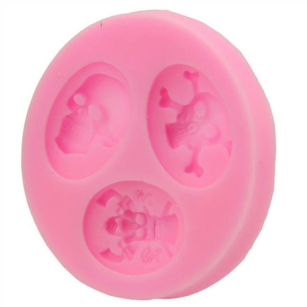 Czech Beads Exclusive Moule 3 Crâne Ovale Camée Cabochon Steampunk Halloween, 3D En Silicone De Chocolat Savon Gâteau, Fondant G 4 Czech Beads Exclusive Moule 3 Crâne Ovale Camée Cabochon Steampunk Halloween, 3D En Silicone De Chocolat Savon Gâteau, Fondant G – Image 4