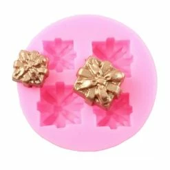 Czech Beads Exclusive Moule Boîte De Cadeau D'Anniversaire, De Noël, De La 3D En Silicone De Chocolat Savon Gâteau, Fondant Gâte