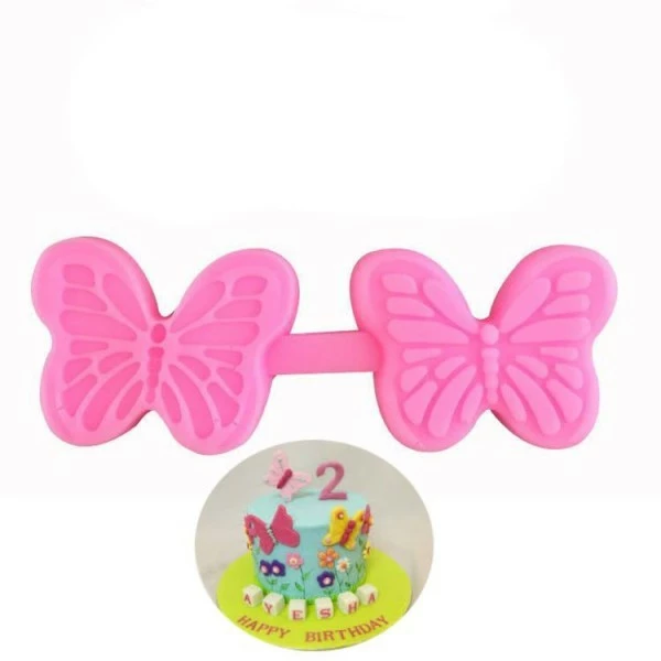 Czech Beads Exclusive Moule 2 Côtés Papillon, 3D En Silicone De Chocolat Savon Gâteau, Fondant Gâteau, L'Argile De Résine, Cire, 1 Czech Beads Exclusive Moule 2 Côtés Papillon, 3D En Silicone De Chocolat Savon Gâteau, Fondant Gâteau, L'Argile De Résine, Cire,