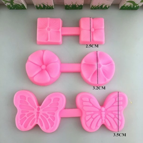 Czech Beads Exclusive Moule 2 Côtés Papillon, 3D En Silicone De Chocolat Savon Gâteau, Fondant Gâteau, L'Argile De Résine, Cire, 2 Czech Beads Exclusive Moule 2 Côtés Papillon, 3D En Silicone De Chocolat Savon Gâteau, Fondant Gâteau, L'Argile De Résine, Cire, – Image 2