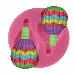 Czech Beads Exclusive Moule 2 Grands Ballons à Air, 3D En Silicone De Chocolat Savon Gâteau, Fondant Gâteau, L'Argile De Résine,
