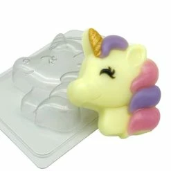Czech Beads Exclusive 1pc Cartoon Licorne Magique En Plastique De Savon La Fabrication Du Chocolat De Gypse Moule De Quali