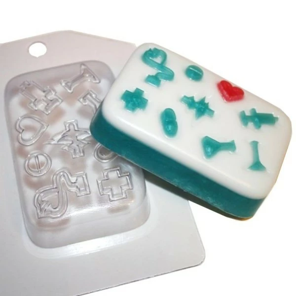 Czech Beads Exclusive Moule 1pc Médecin Gommages Médicaux Choses, Cadeau Pour L'Infirmière Médecin En Plastique De Savon La Fabr 1 Czech Beads Exclusive Moule 1pc Médecin Gommages Médicaux Choses, Cadeau Pour L'Infirmière Médecin En Plastique De Savon La Fabr