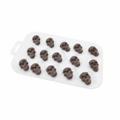 Alternative view of Czech Beads Exclusive Moule 1pc Gothique Halloween Effrayant Crânes En Plastique De Savon La Fabrication Du Chocolat De Gypse Mo