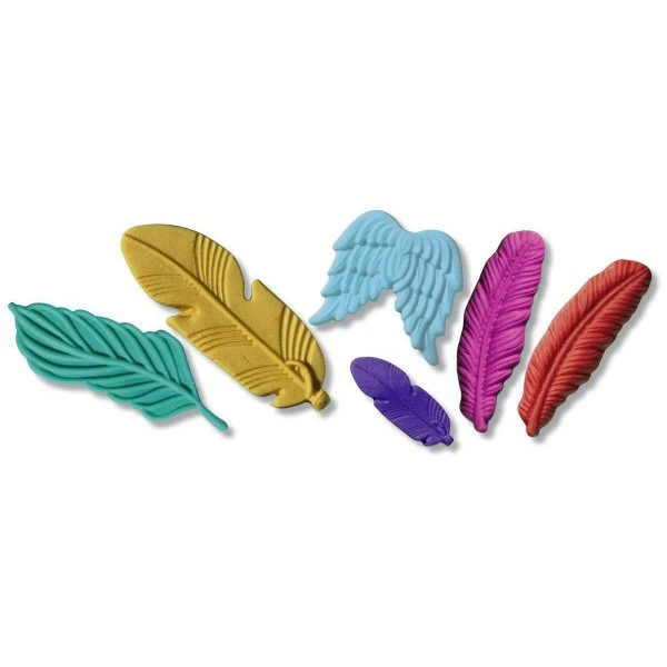 Czech Beads Exclusive Moule FIMO De Silicone De Moulage Par Extrusion - Plume, De L'Argile De L'Artisanat, De L'Argile Des Arran 2 Czech Beads Exclusive Moule FIMO De Silicone De Moulage Par Extrusion - Plume, De L'Argile De L'Artisanat, De L'Argile Des Arran – Image 2