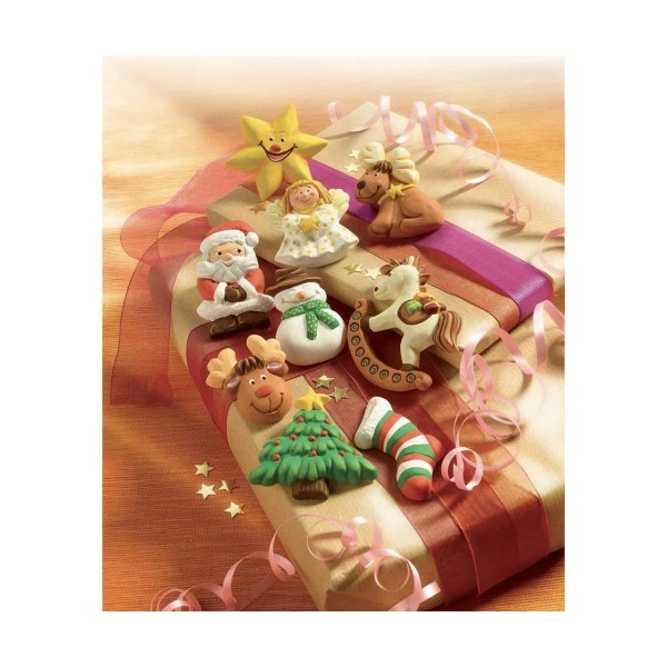 Czech Beads Exclusive FIMO Moule En Silicone - Joyeux Noël Joyeux Noël, De L'Argile Des Arrangements, De L'Argile Des Acce 2 Czech Beads Exclusive FIMO Moule En Silicone - Joyeux Noël Joyeux Noël, De L'Argile Des Arrangements, De L'Argile Des Acce – Image 2