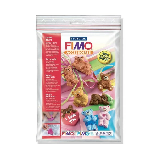 Czech Beads Exclusive FIMO Moule En Silicone - Petit Ours Petit Ours, Les Dispositions De L'Argile, Argile, Des Accessoire 1 Czech Beads Exclusive FIMO Moule En Silicone - Petit Ours Petit Ours, Les Dispositions De L'Argile, Argile, Des Accessoire